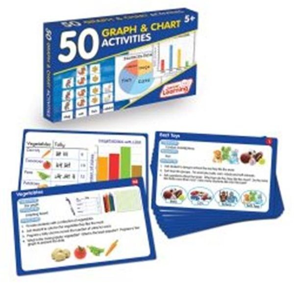 Junior Learning JRL334 50 Graph & Chart Activities, Junior Learning, Mfr#: JRL334